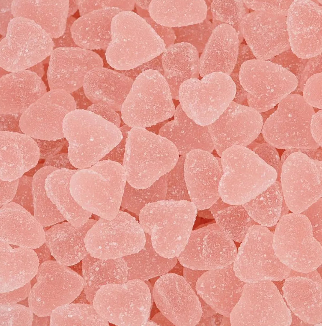 Gesuikerde Hartjes Roze