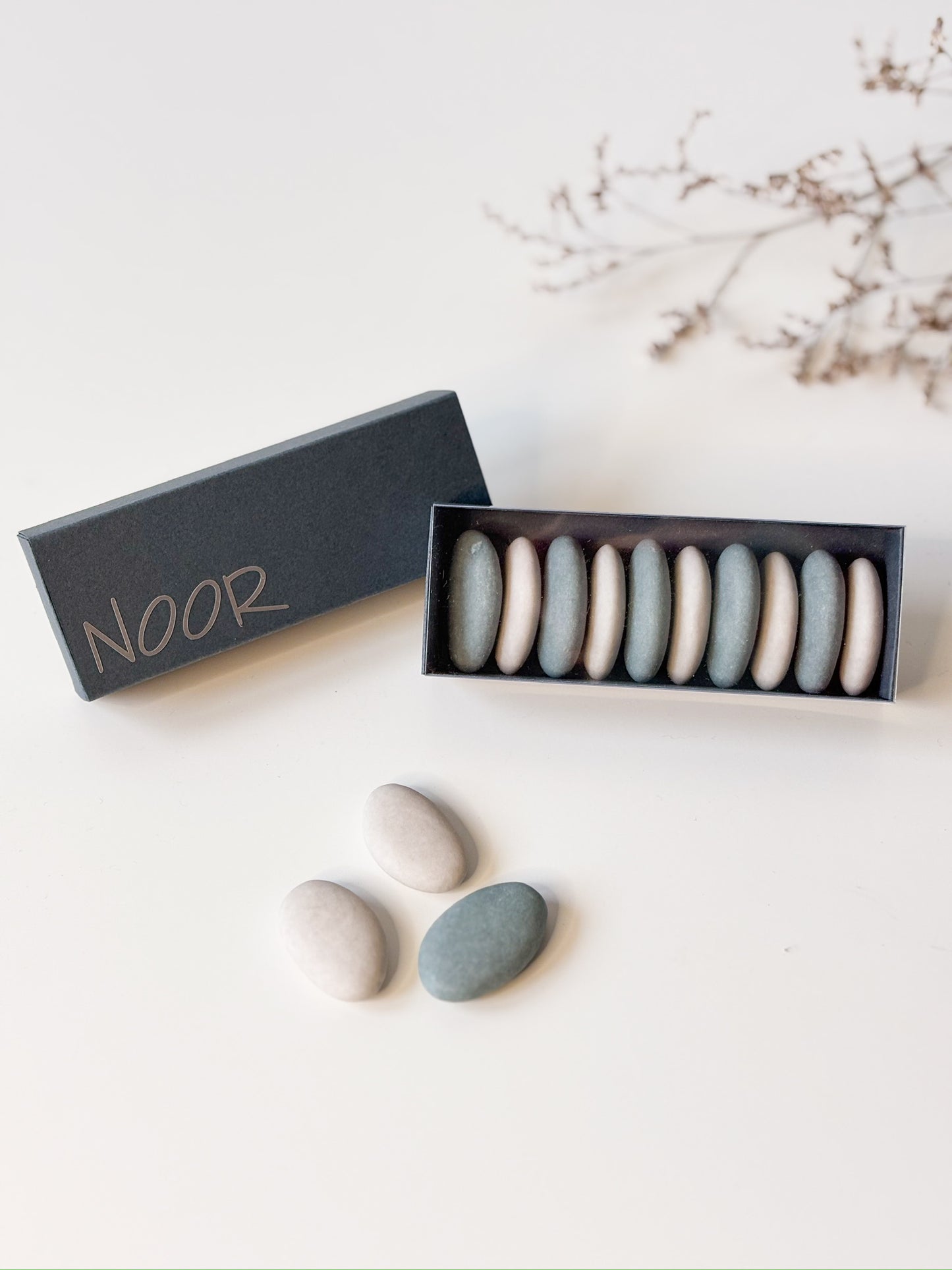 Luciferdoosje in Donker Grijs voor doopsuiker - Atelier D