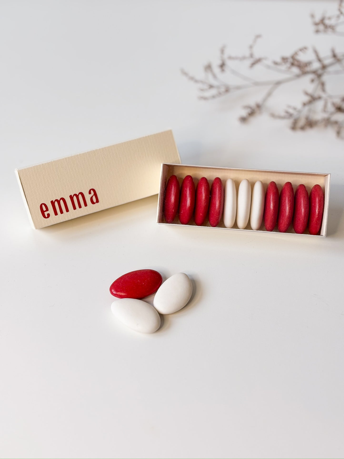 Luciferdoosje in Vanille voor doopsuiker - Atelier D