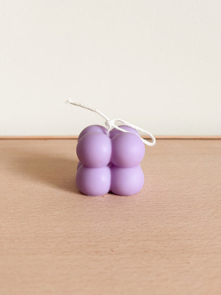 Kaars bolletjes - Lila