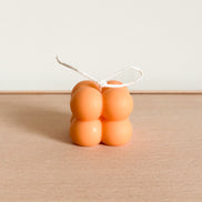 Kaars bolletjes - Oranje