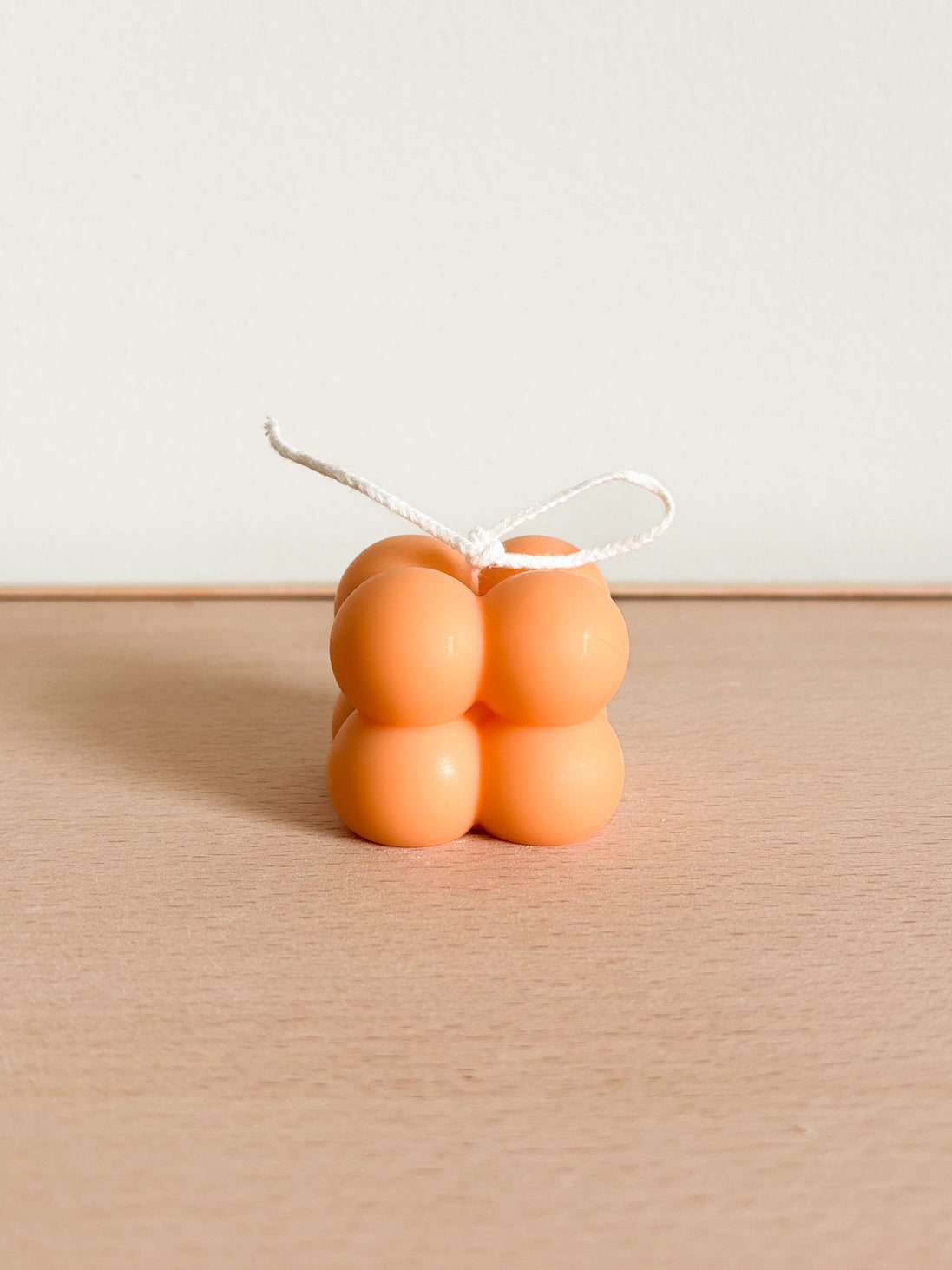 Kaars bolletjes - Oranje