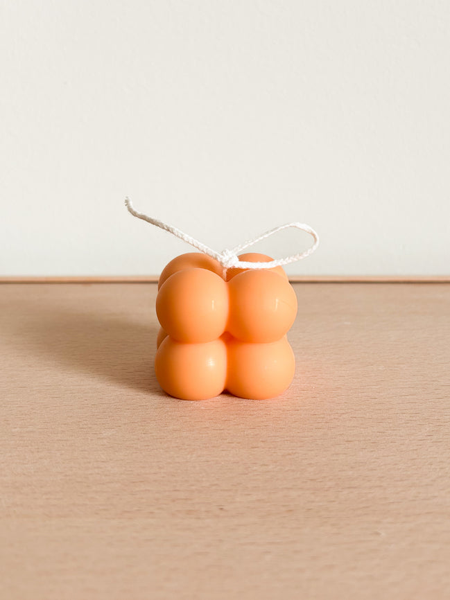 Kaars bolletjes - Oranje