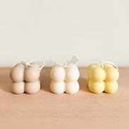 Kaars bolletjes - Wit