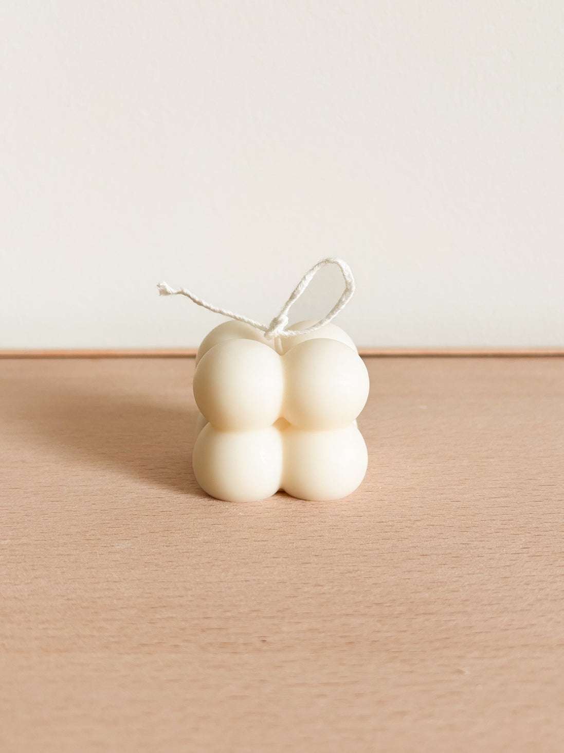 Kaars bolletjes - Wit