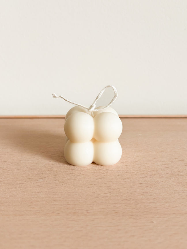 Kaars bolletjes - Wit