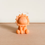 Kaars leeuw - Oranje
