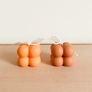Kaars bolletjes - Oranje