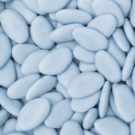 Suikerbonen Babyblauw Mat - PC
