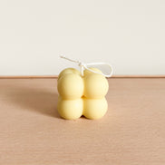 Kaars bolletjes - Geel