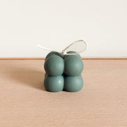 Kaars bolletjes - Donker Groen