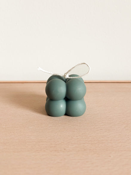 Kaars bolletjes - Donker Groen