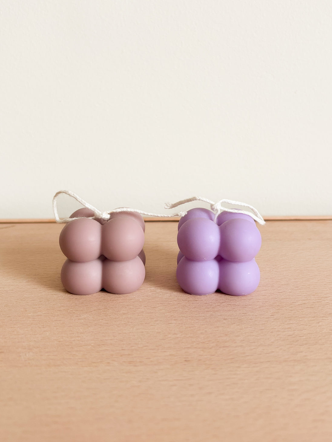 Kaars bolletjes - Lila