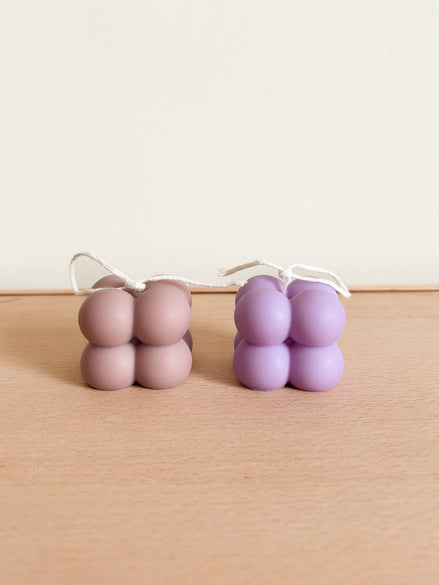 Kaars bolletjes - Oud Roze