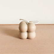Kaars bolletjes - Beige