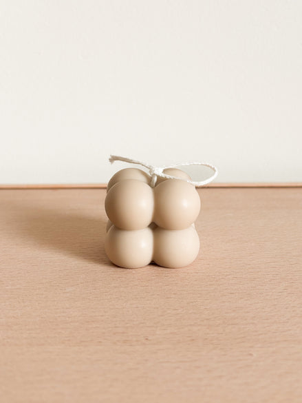 Kaars bolletjes - Beige