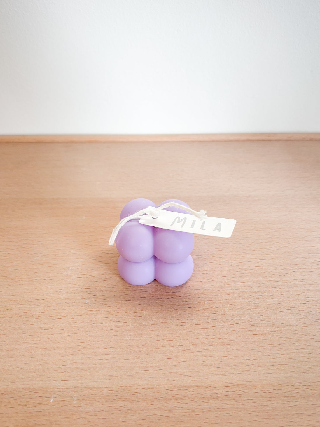 Kaars bolletjes - Lila