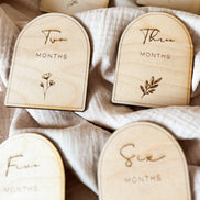 Mijlpaalkaartjes Hout (14 stuks) - Boog
