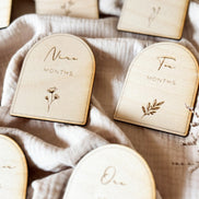 Mijlpaalkaartjes Hout (14 stuks) - Boog