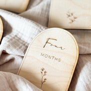 Mijlpaalkaartjes Hout (14 stuks) - Boog