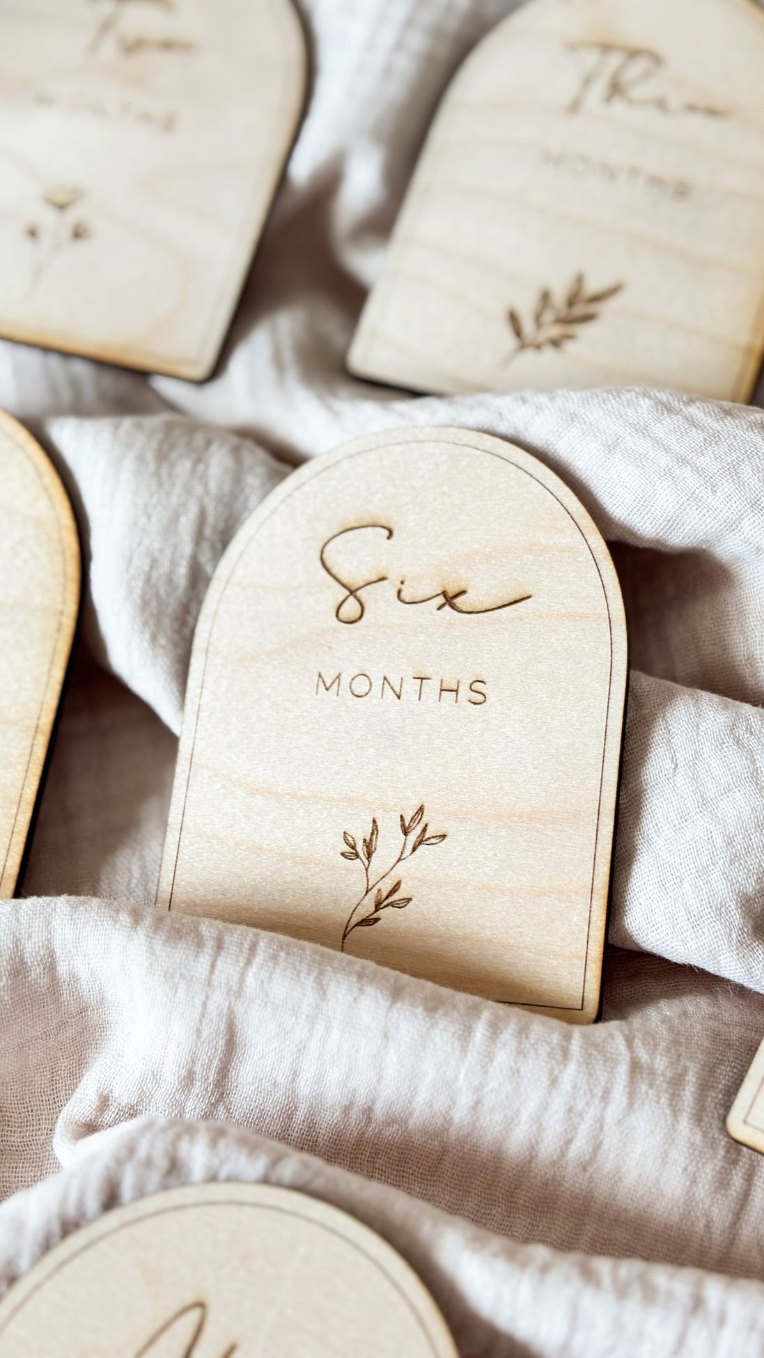Mijlpaalkaartjes Hout (14 stuks) - Boog