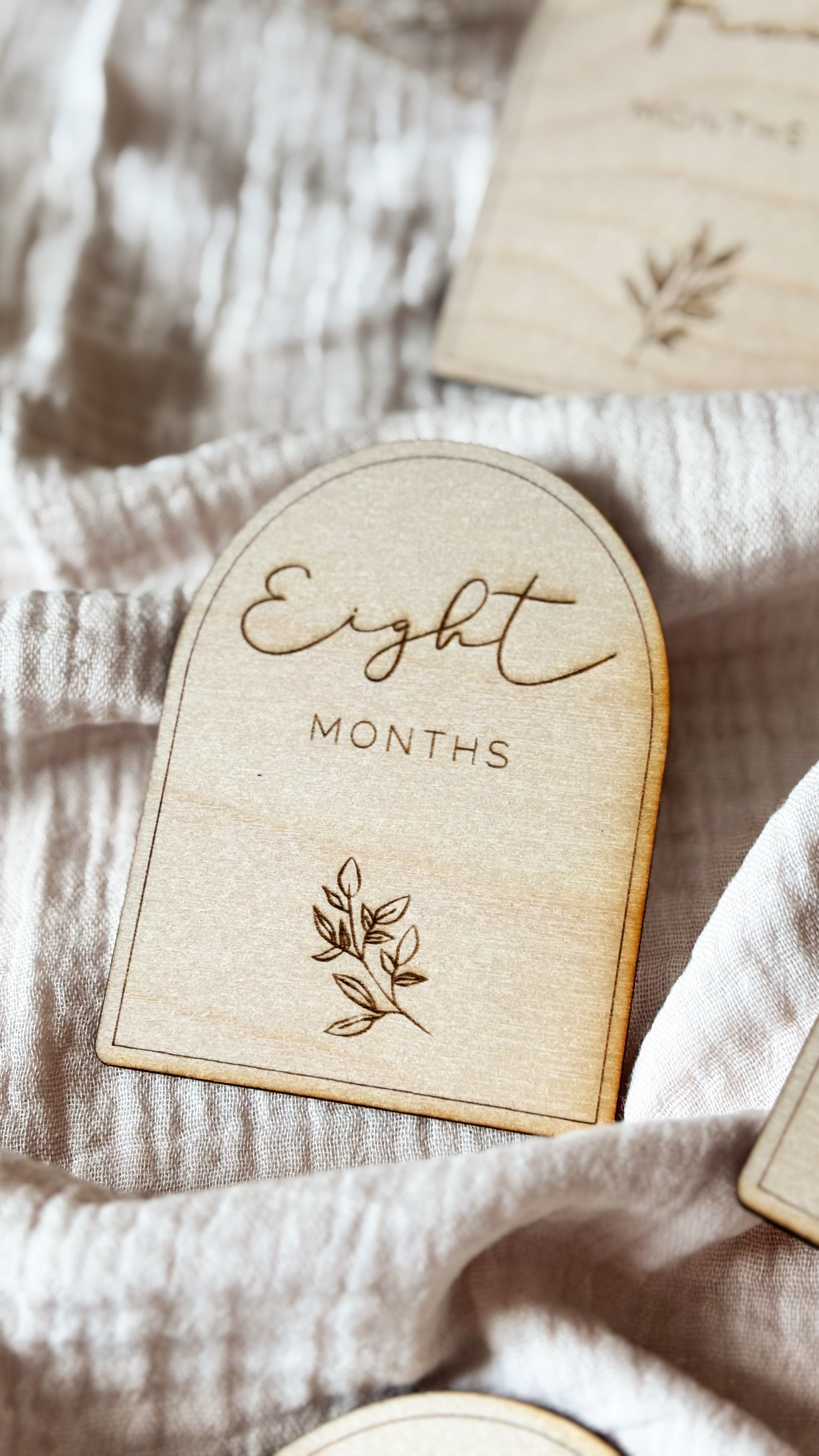 Mijlpaalkaartjes Hout (14 stuks) - Boog