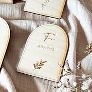 Mijlpaalkaartjes Hout (14 stuks) - Boog