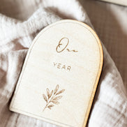 Mijlpaalkaartjes Hout (14 stuks) - Boog
