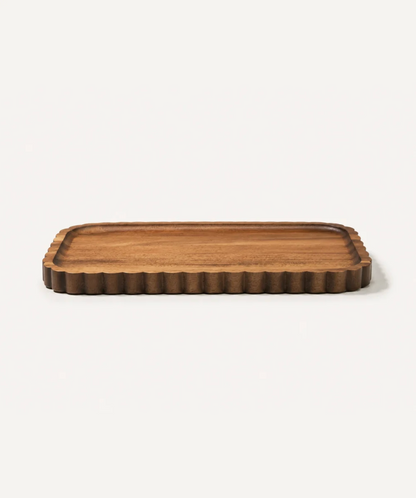 Wave Acacia Tray