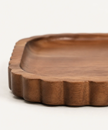 Wave Acacia Tray