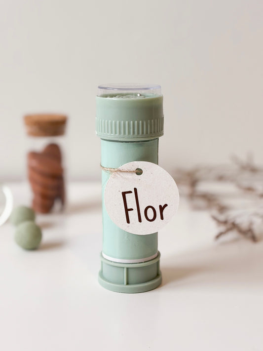 Bellenblaas in eucalyptus voor doopsuiker - Atelier D