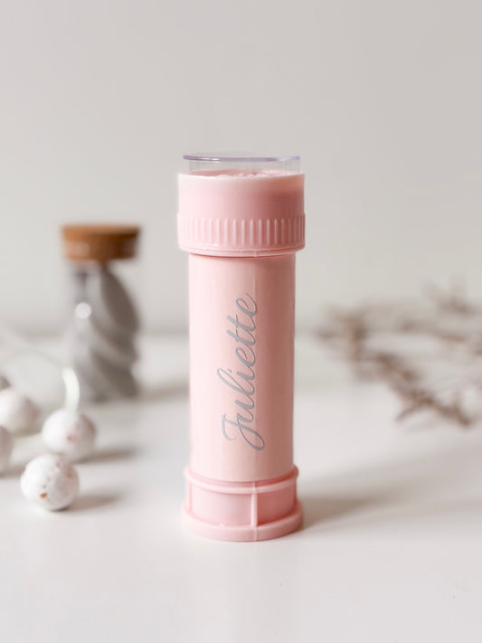 Bellenblaas in roze voor doopsuiker - Atelier D