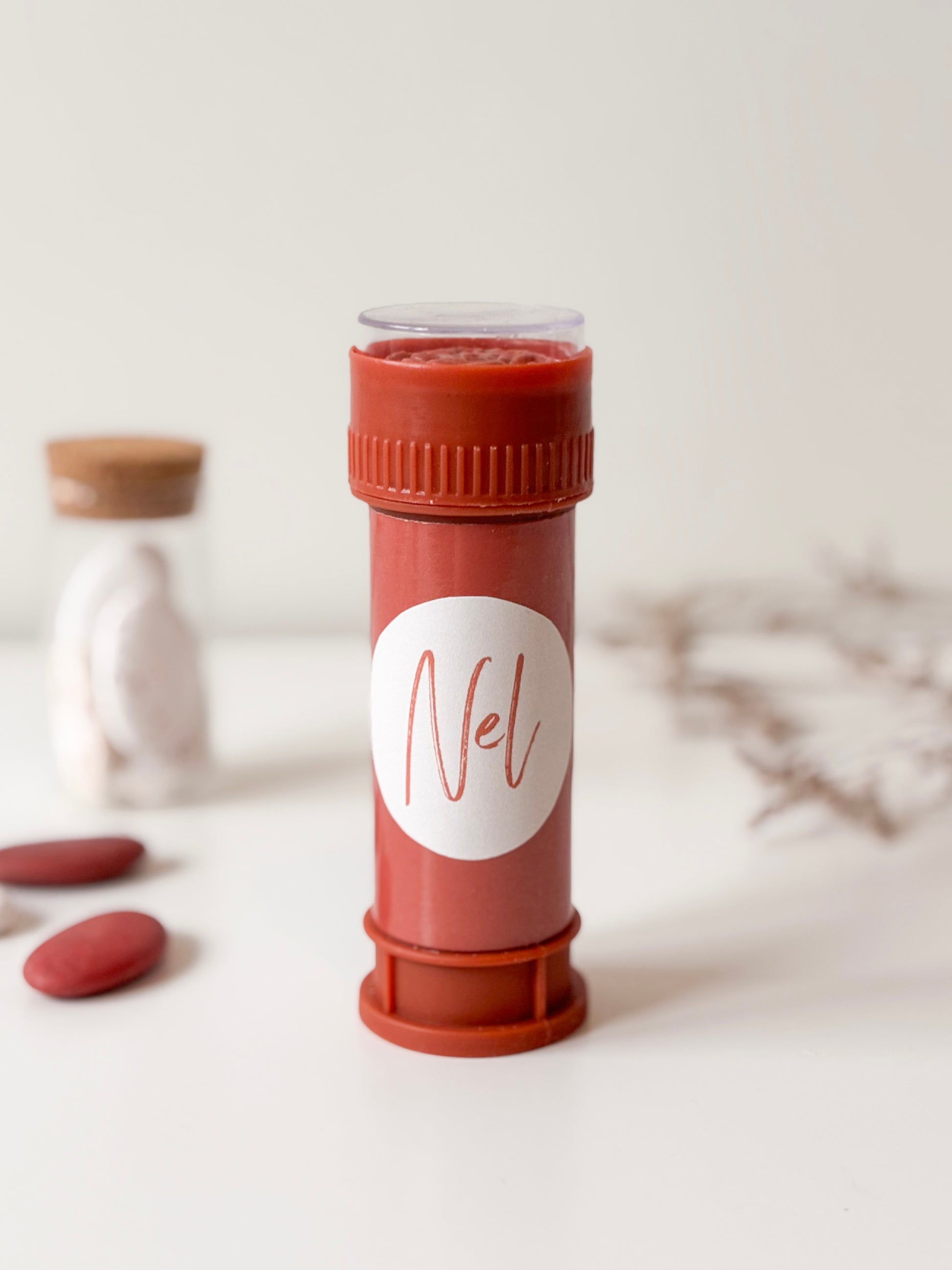 Bellenblaas in terracotta voor doopsuiker - Atelier D