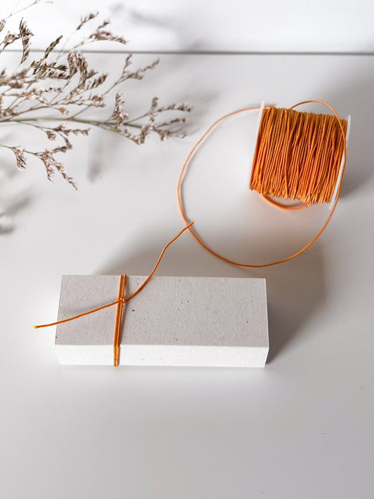 Elastiek Oranje - per meter