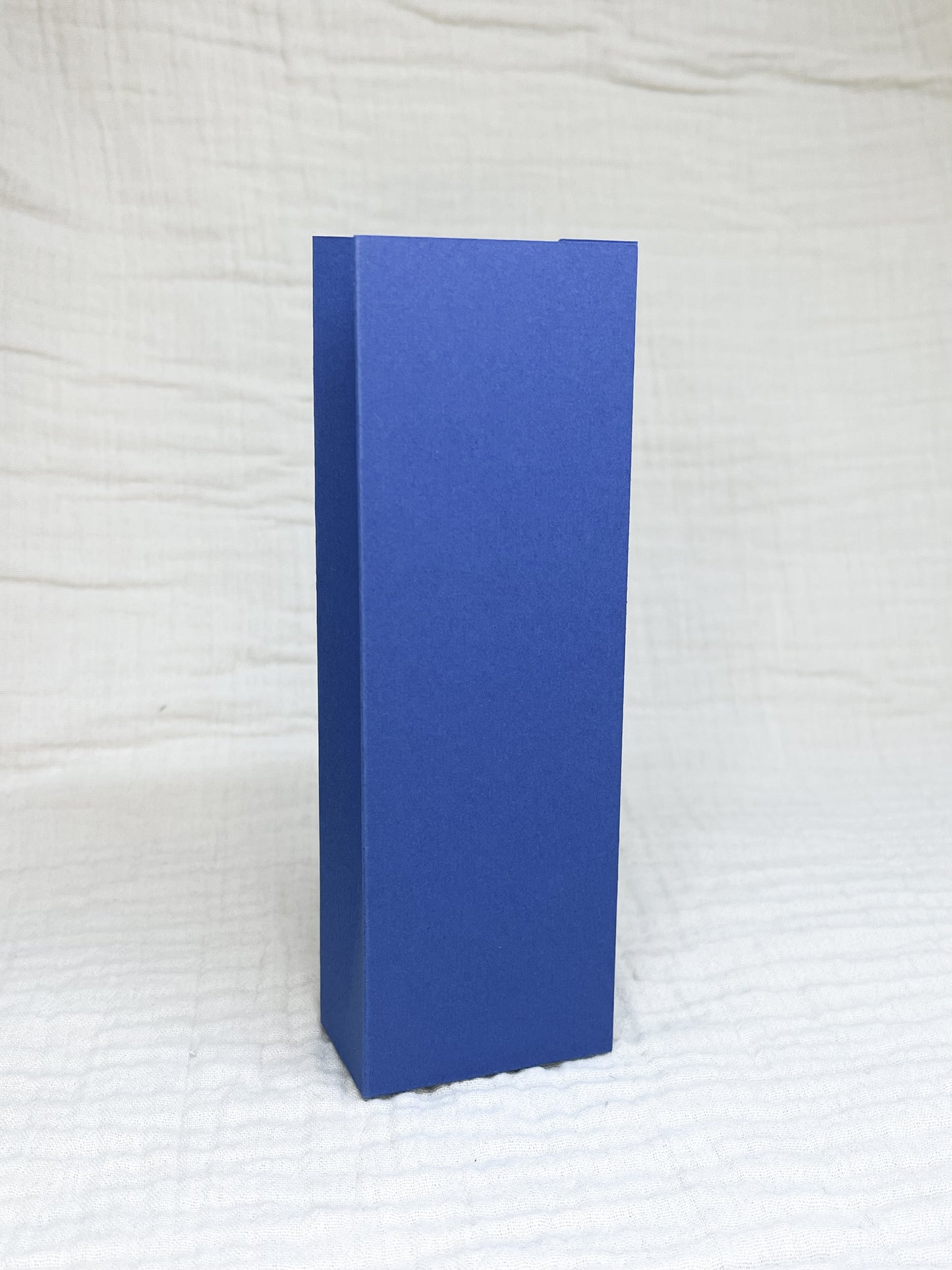 Hoog doosje in blauw voor doopsuiker - Atelier D