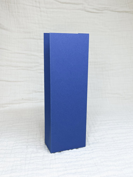 Hoog doosje in blauw voor doopsuiker - Atelier D