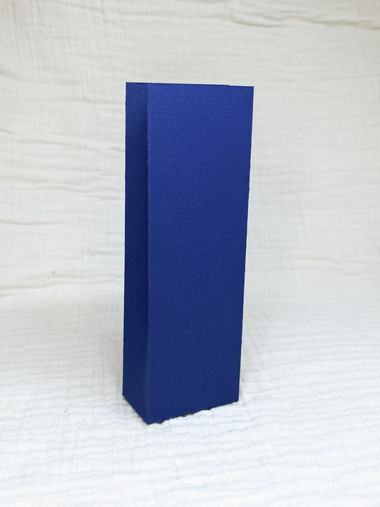 Hoog doosje in donker blauw voor doopsuiker - Atelier D