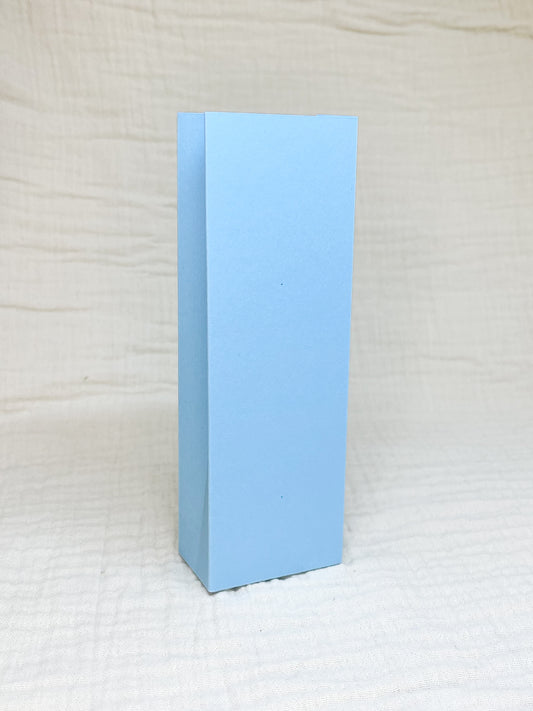 Hoog doosje in hemelsblauw voor doopsuiker - Atelier D