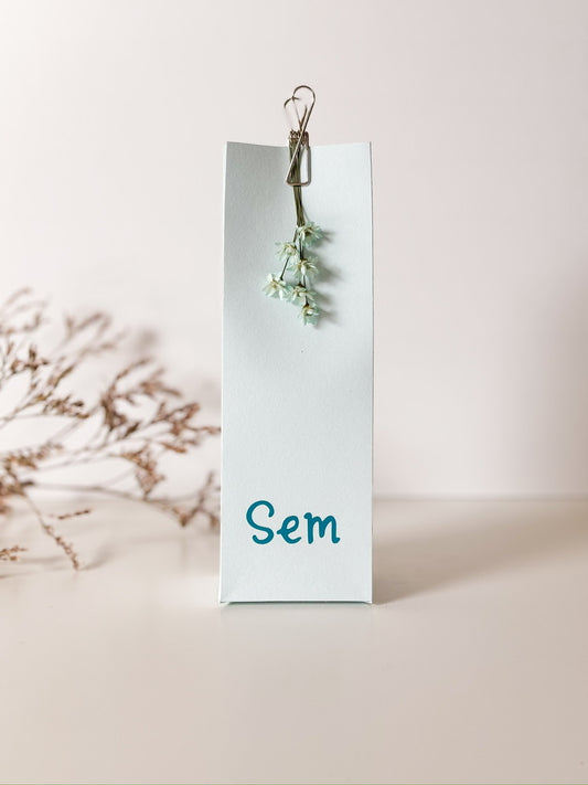 Hoog doosje - Pastel Blauw