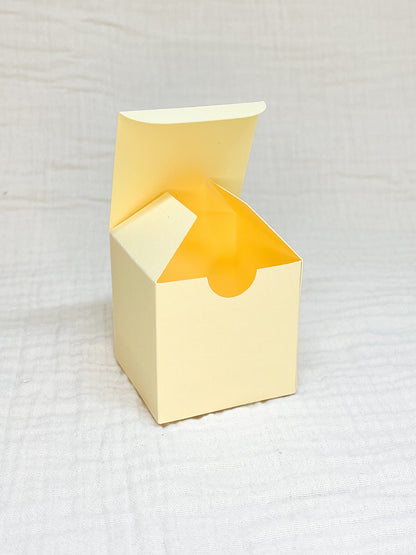 Kubusdoosje in onyx voor doopsuiker open - Atelier D