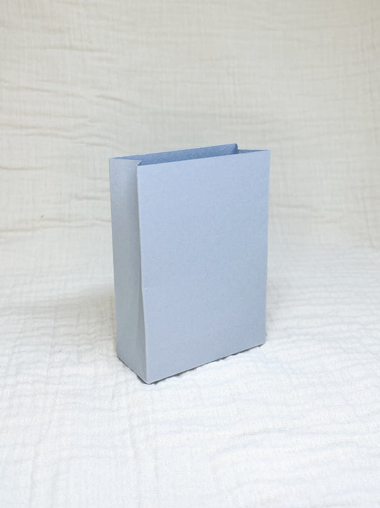 Laag doosje in parelgrijs voor doopsuiker - Atelier D