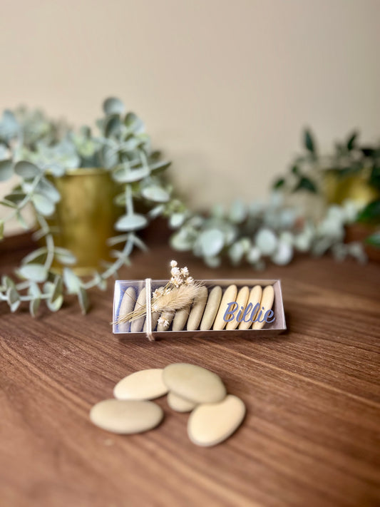 Luciferdoosje in china voor doopsuiker - Atelier D