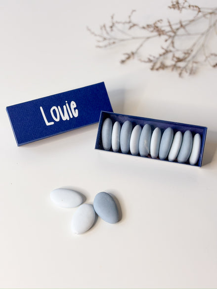 Luciferdoosje in Donker Blauw voor doopsuiker - Atelier D