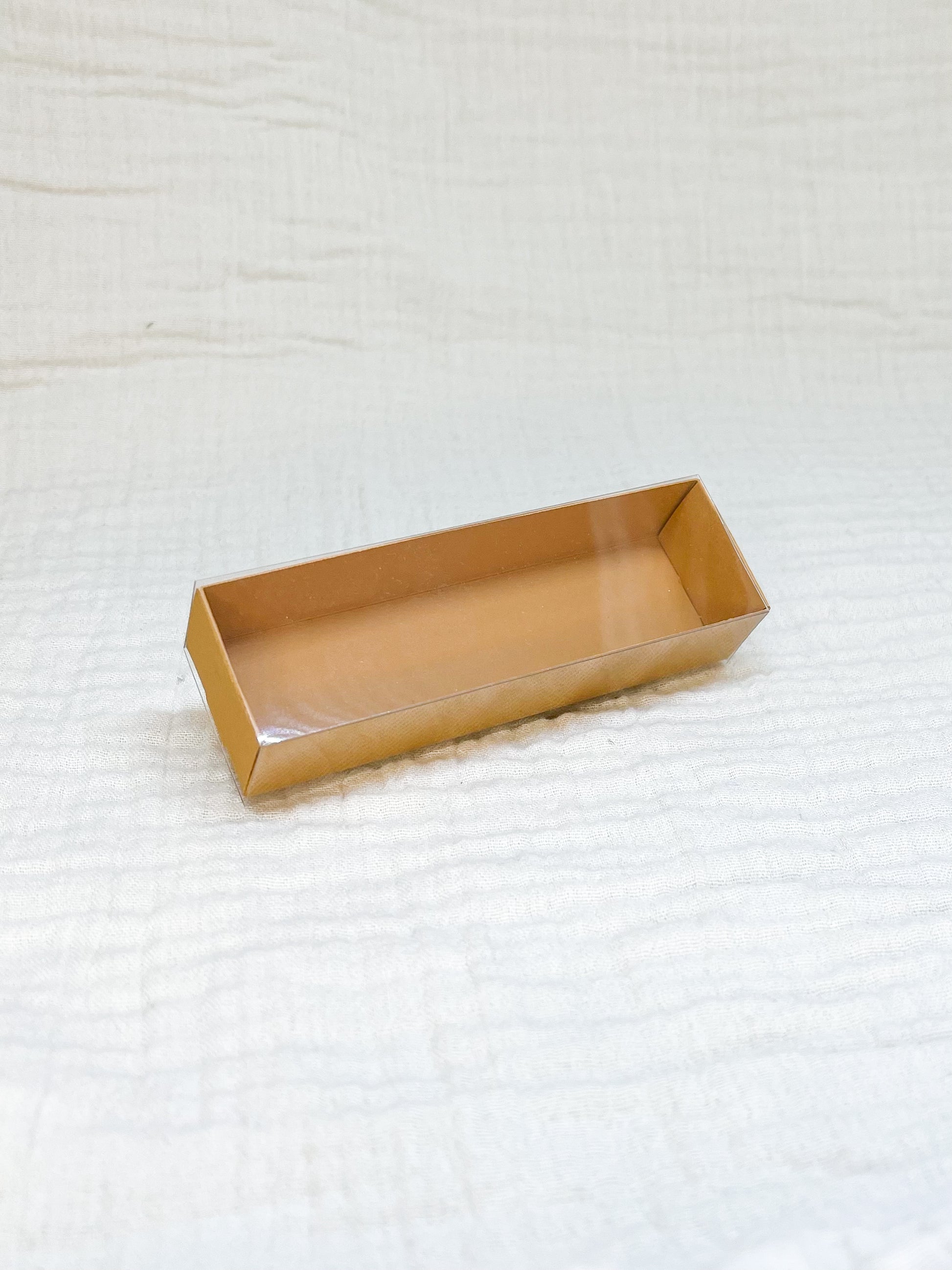 Luciferdoosje in geelbruin voor doopsuiker - Atelier D