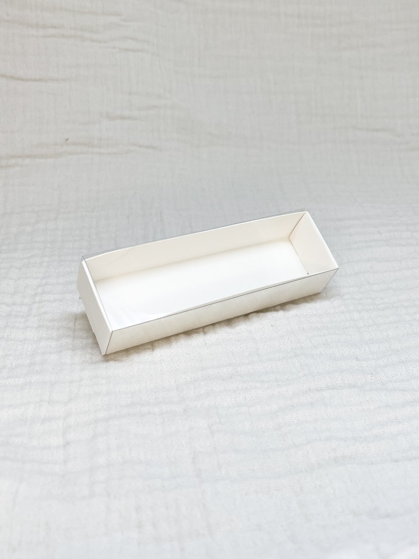 Luciferdoosje in linnen voor doopsuiker - Atelier D