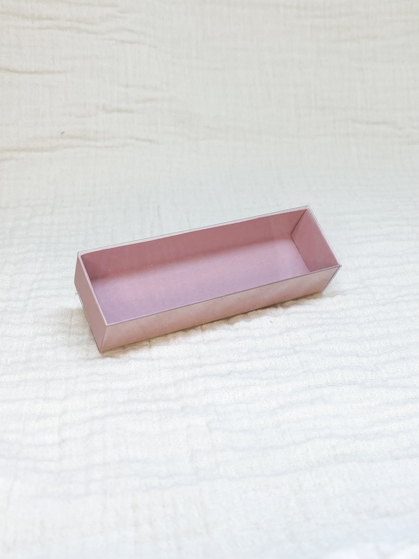 Luciferdoosje in oud roze voor doopsuiker - Atelier D