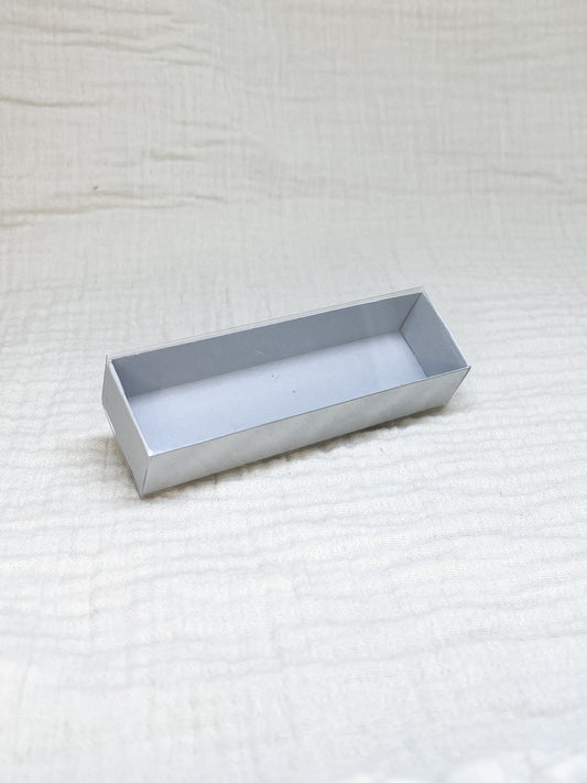 Luciferdoosje in parelgrijs voor doopsuiker - Atelier D