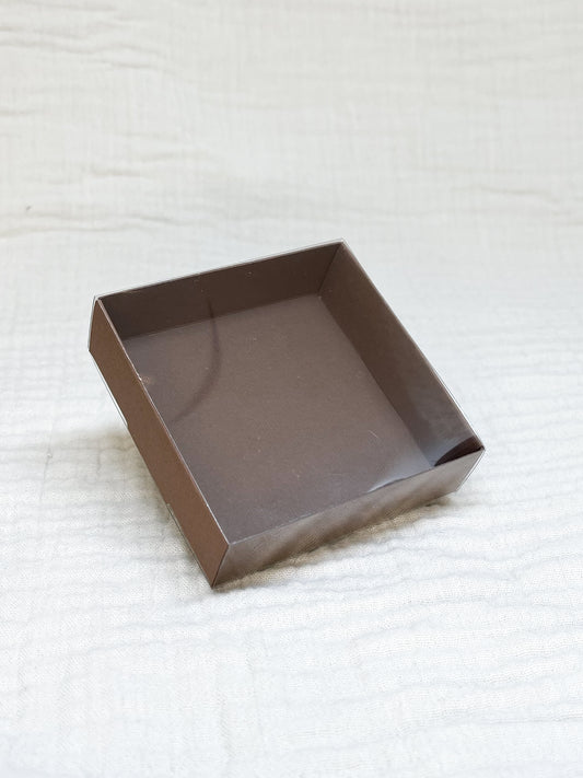 Schuifdoosje in bruin voor doopsuiker - Atelier D