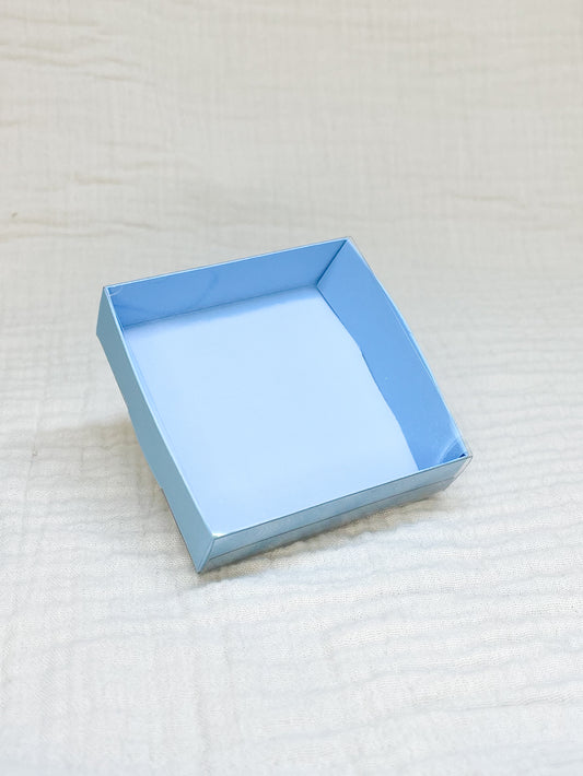 Schuifdoosje in hemelsblauw voor doopsuiker - Atelier D