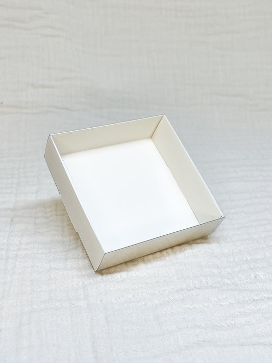 Schuifdoosje in linnen voor doopsuiker - Atelier D